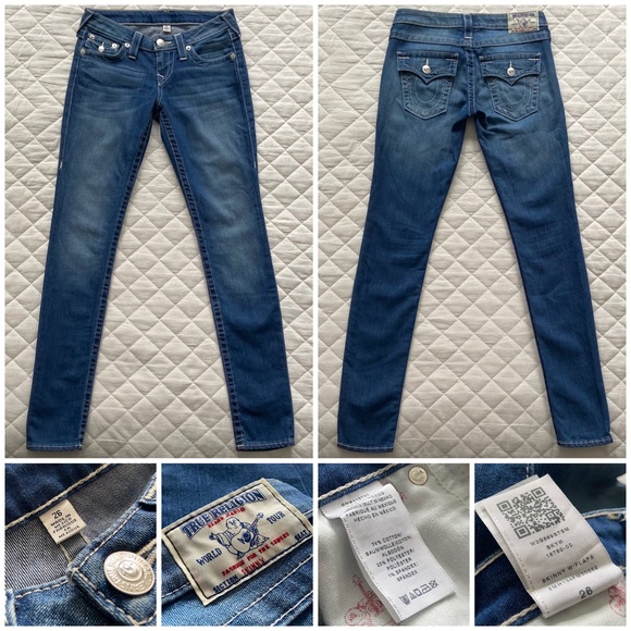 👖 True Religion, Medium Wash Stella Skinny Jeans - Picture 16 of 16